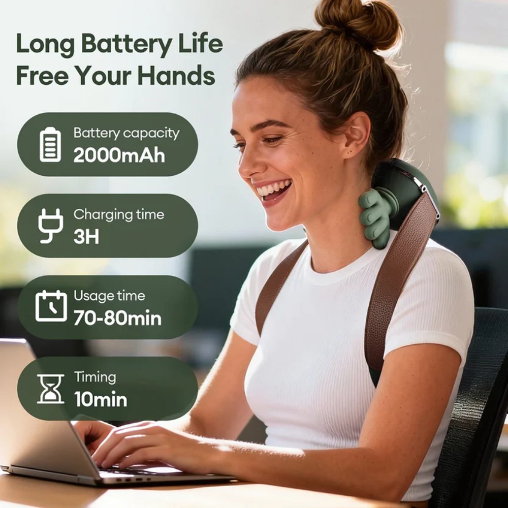 Neck Massager Bionic Shiatsu Neck and Shoulder Massager