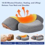 Neck Massager Heated Neck Massager Pillow With Cervical Traction