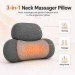 Neck Massager Heated Neck Massage Pillow With Airbag Traction
