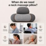 Neck Massager Heated Neck Massage Pillow With Airbag Traction