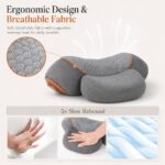 Neck Massager Heated Neck Massage Pillow With Airbag Traction
