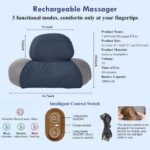 Neck Massager Heated Neck Massager Pillow With Cervical Traction