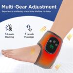 Foot Massager Foot & Ankle Massager with Heat Vibration,