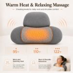 Neck Massager Heated Neck Massage Pillow With Airbag Traction